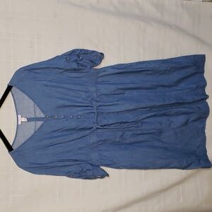 Maternity denim dress, full stretch waist for comfort,womens size XLarge